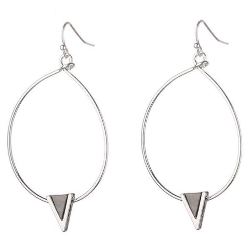Gigi Silver Drop Earrings